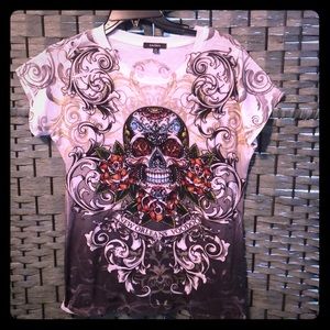 New Orleans Voodoo Skull T-shirt